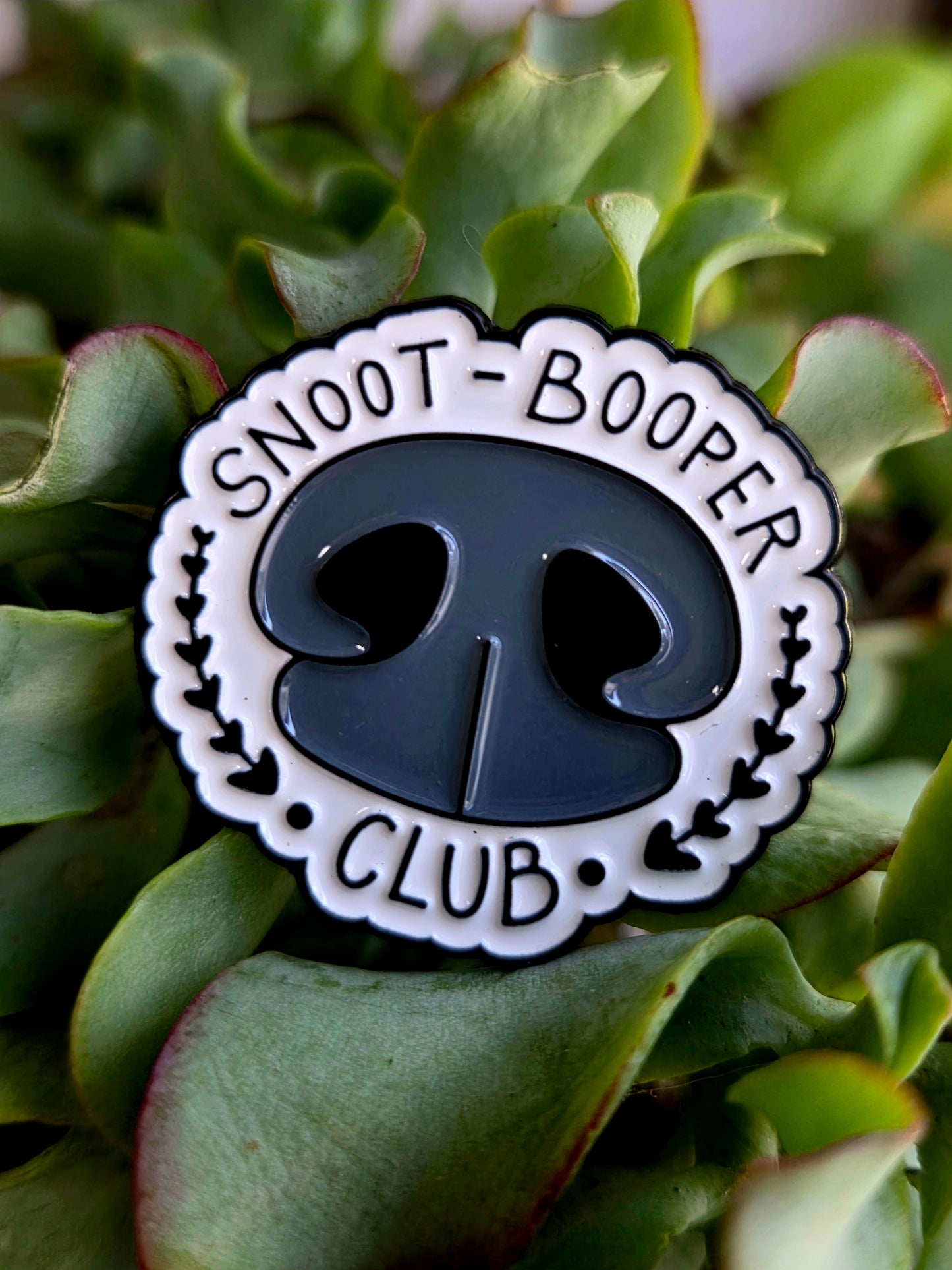 Snoot Booper Club Pin