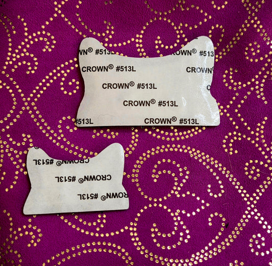 Black Kitty Patch Large and SMOL (set of 2)
