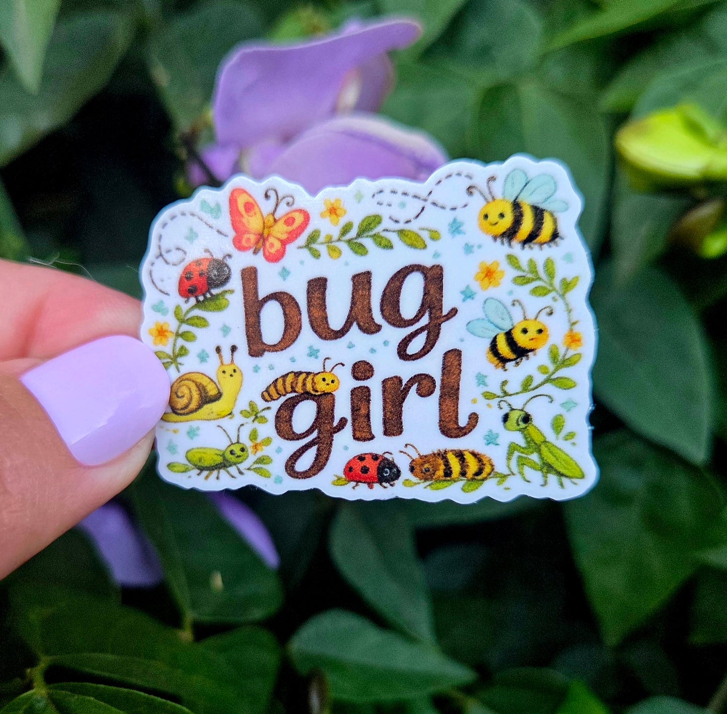 Bug Girl Sticker