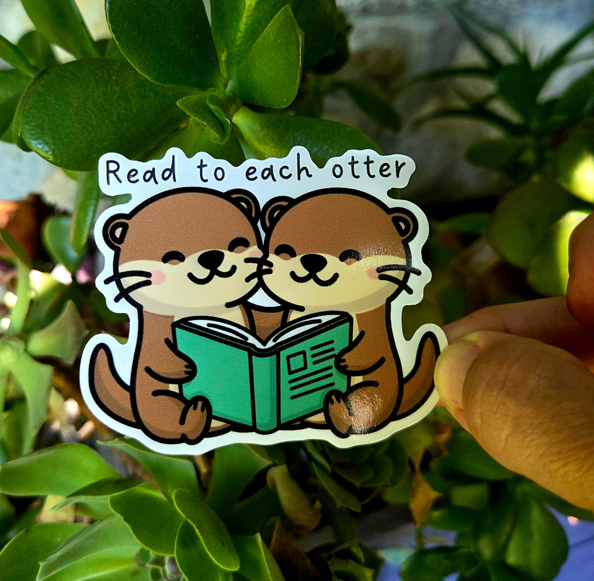Read to Each Otter Sticker