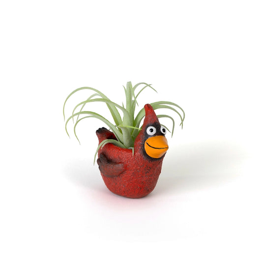 Baby Red Cardinal Blobhouse Planter