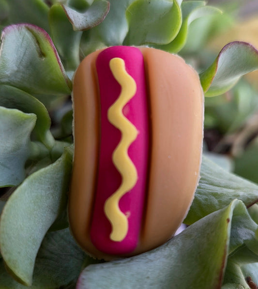 Hot Dog Cable Charm