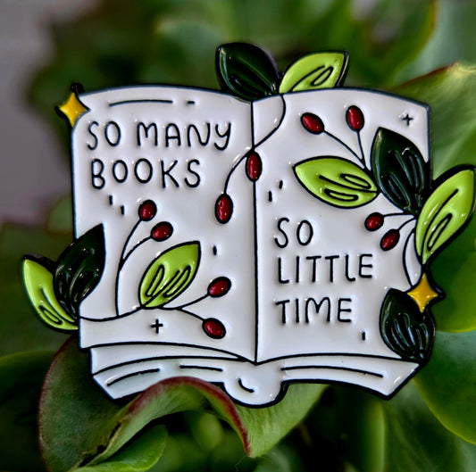 So Many Books So Little Time Pin