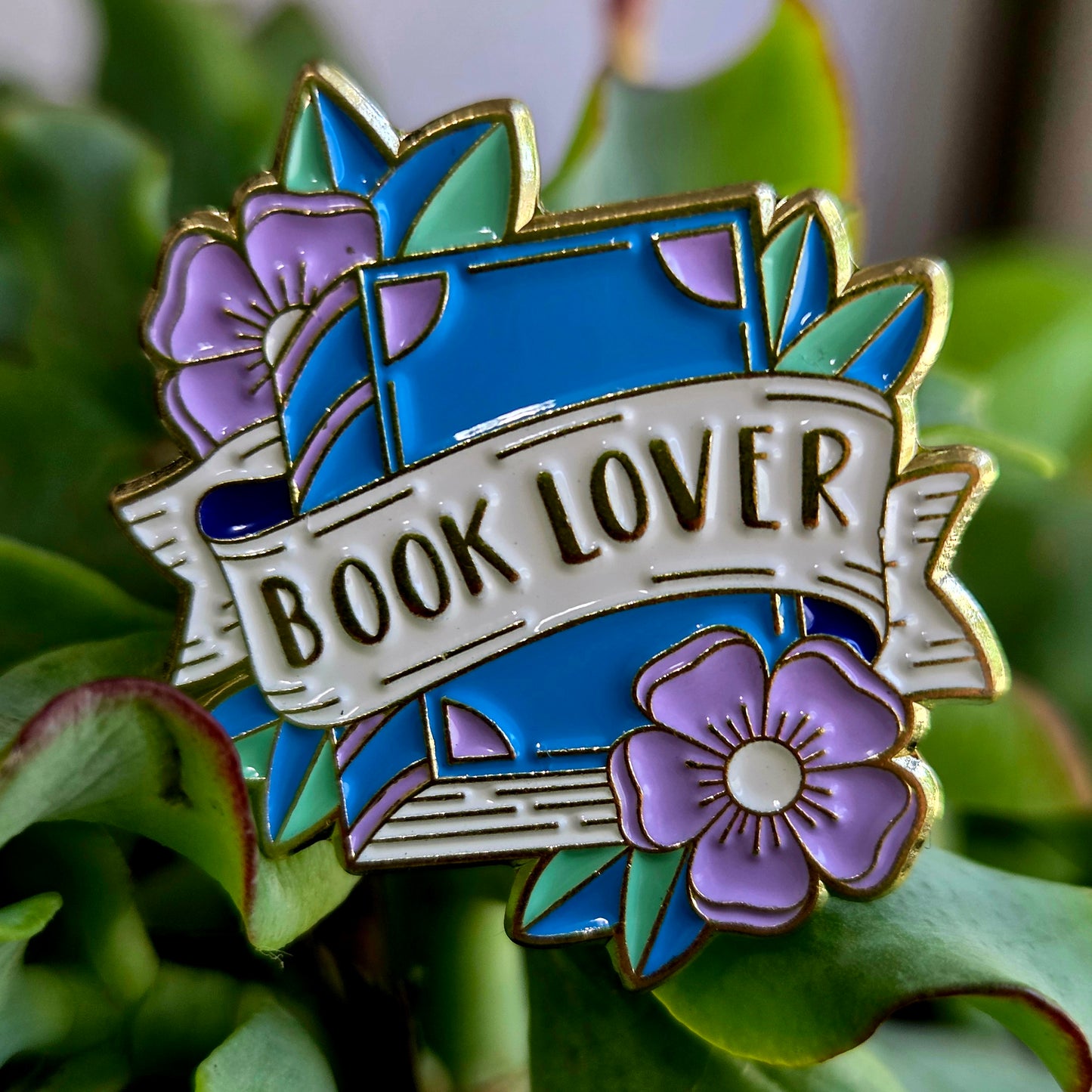 Book Lover Pin