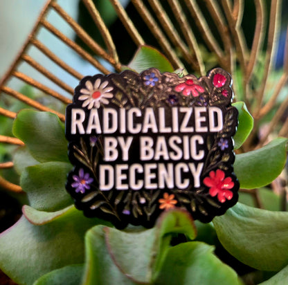 Radicalized By Basic Decency Pin