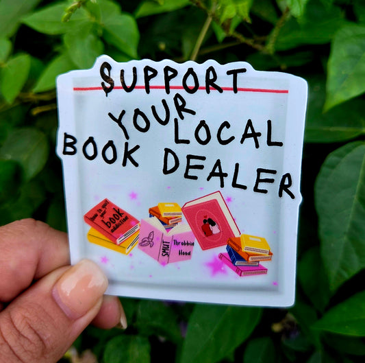 Support Your Local Book Dealer Sticker