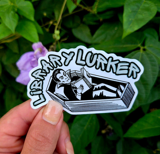 Library Lurker Sticker