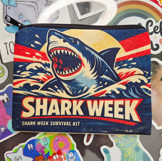 Shark Week Pouch
