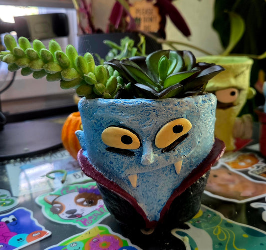 Dracula Planter (includes bag of dirt + succulent)