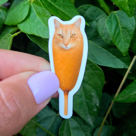 Corn Dog Kevin Sticker