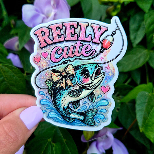 Reely Cute Sticker