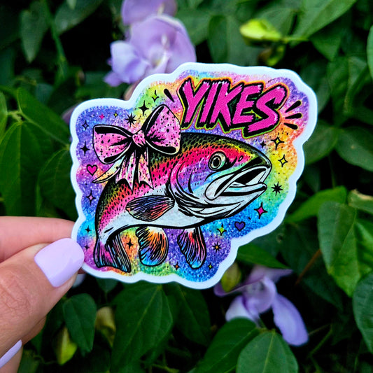 Yikes Fish sticker