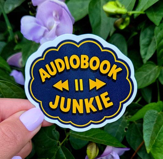 Audiobook Junkie Sticker