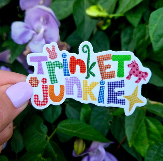 Trinket Junkie Sticker