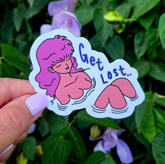 Get lost sticker