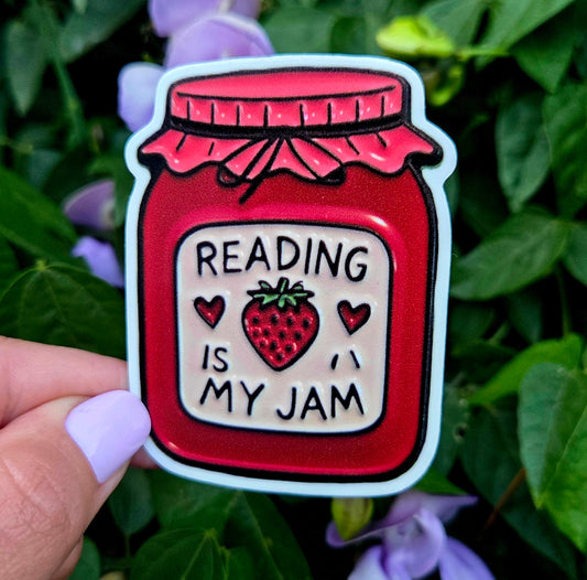Reading Is My jam Sticker