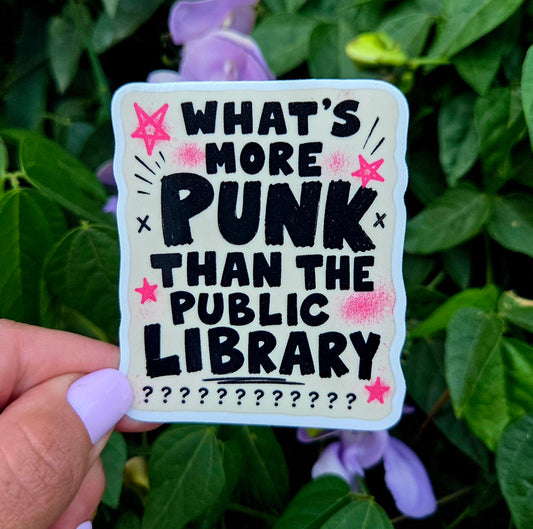 What's More Punk Sticker