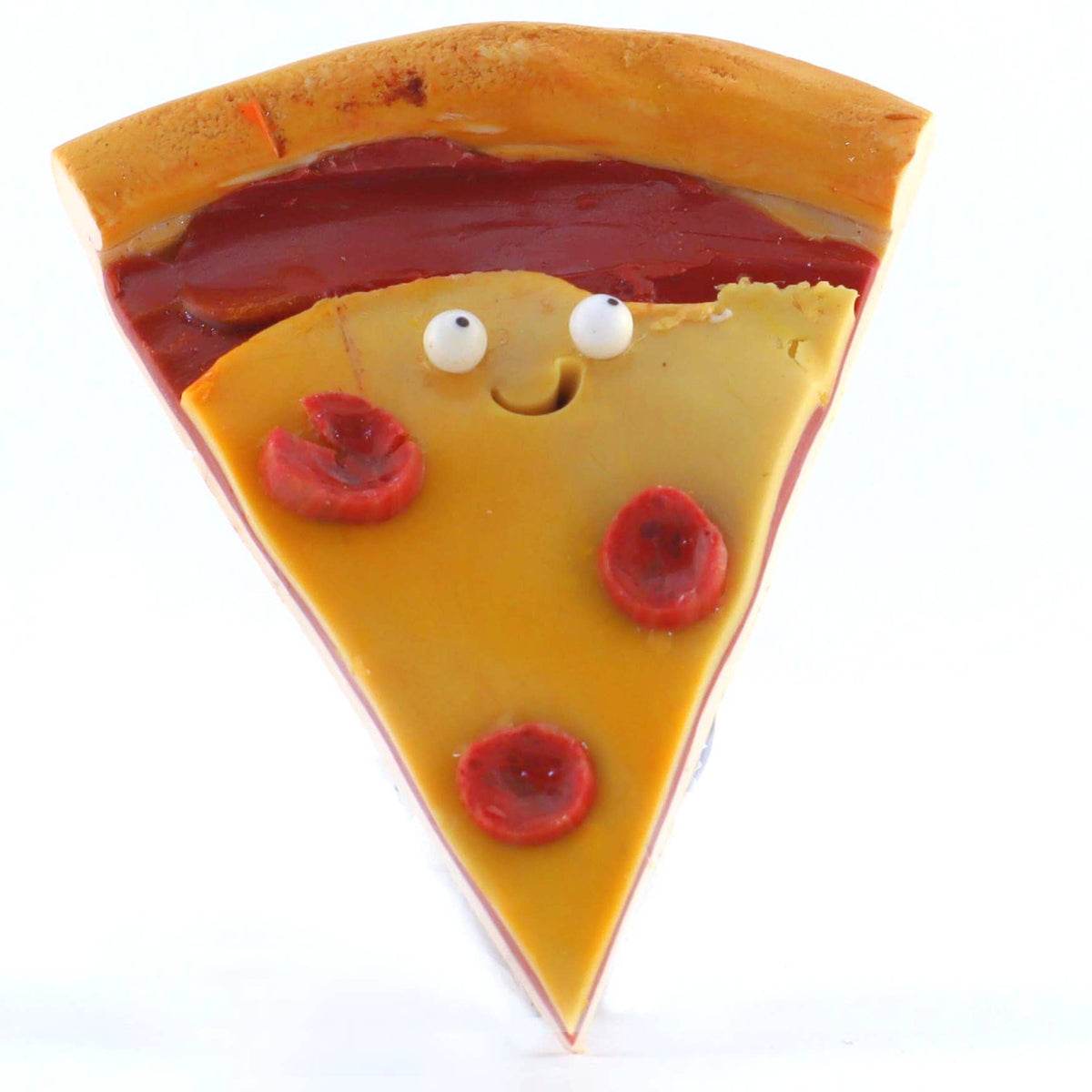 Pepperoni Pizza Food Magnet – Handmade Clay