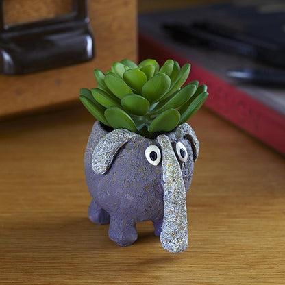 Baby Elephant Mini Blobhouse Planter
