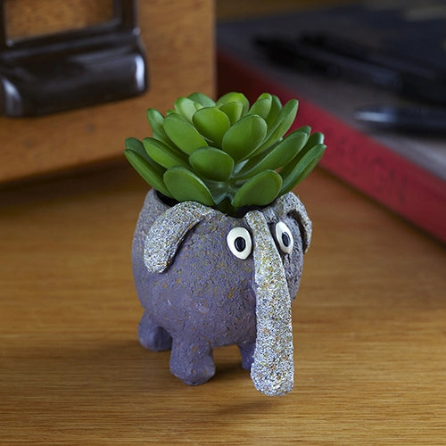 Baby Elephant Mini Blobhouse Planter