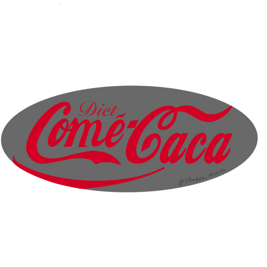 Diet Comé Caca Sticker